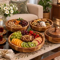 ست پذیرایی چوبی