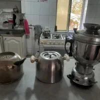 سماور سالم ۳ عددی|سماور، چایساز، قهوهساز|ری, شهادت|دیوار