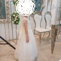 پیراهن مجلسی دخترانه باتورسر ۷تا۸سال|کفش و لباس بچه|مشهد, توس (بلوار توس)|دیوار