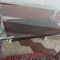 میز نهار خوری شیشه ۶نفره