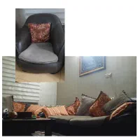 مبل راحتی چرم خارجی