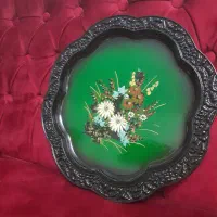 سینی آنتیک نقاشی کار دست