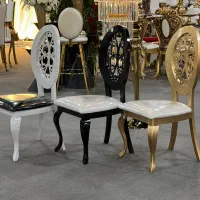 صندلی مدل ایزابل کفی چرم برای تالار