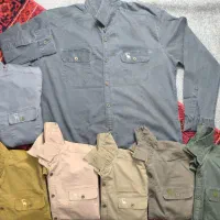 پیراهن عمده کتان برداشت قواره بزرگ