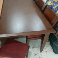 میزناهار خوری ۵ نفره تمام چوب|میز و صندلی غذاخوری|تهران, تهرانپارس شرقی|دیوار