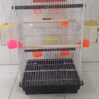 قفس بزرگ ۱ متری با لوازم کامل