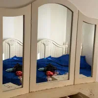 تخت دراور عسلی آینه صندلی|تخت و سرویس خواب|تهران, آشتیانی|دیوار
