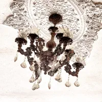 لوستر ۸ شاخه برنجی