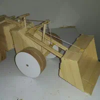 ماکت لودر چوبی|مجسمه، تندیس، ماکت|اردبیل, |دیوار