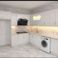 کابینت آشپزخانه تمام چوب/ام دی اف ممبران هایگلاس02