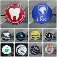 تابلو لایت باکس گرد تابلوسازی تابلو ال ای دی نئون|فروشگاه و مغازه|تهران, ابوذر|دیوار