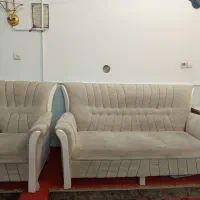 مبل ۷ نفره راحتی محکم با میز عسلی