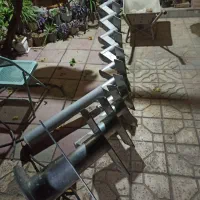 پله گرد فلزی