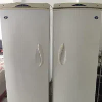 یخچال و فریزر دوقلو الکترو استیل کاملا سالم و تمیز