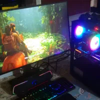 کیس گیمینگ با قطعات گیمینگ، Ryzen 5500 و RX 5500XT