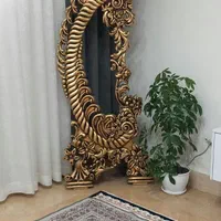 ساعت ایستاده تمام چوب منبت کاری شده...