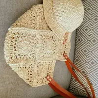 ست کیف وکلاه رافیا