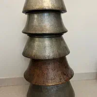 قابلمه و سینی مسی قدیمی