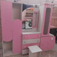 ۳تکه کمدومیزارایش|تخت و سرویس خواب|بندر امام خمینی, |دیوار