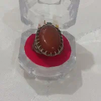 انگشتر نقره با سنگ های مختلف