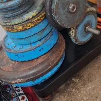 وزنه و دمبل و هالتر|تجهیزات ورزشی|صحنه, |دیوار