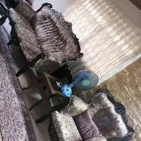 مبل استیل درجه یک وسایل ویلا نوو کنسول آیینه|حراج|آمل, |دیوار