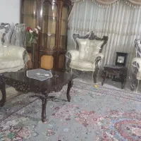 کمد بوفه استکان بشقاب سه تا در باز می شود