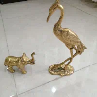 لک لک و  فیل  جنس برنجی