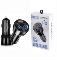 شارژر فندکی ماشینی ۳ پورت برند original