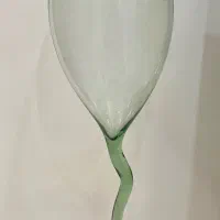 گلدان شیشه ای پایه دار