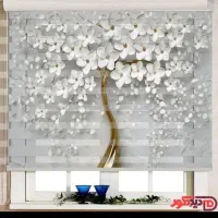 پرده چاپی زبرا و شید، چاپ لوگو