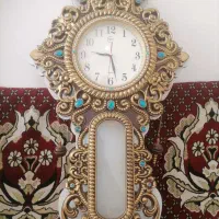 دوتا ساعت چراغ خواب دو عدد سینی|ساعت دیواری و تزئینی|گنبد کاووس, |دیوار