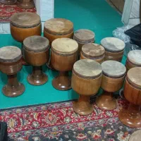 تنبک چوبی  محسنی|سازهای سنتی|خمینی‌شهر, |دیوار