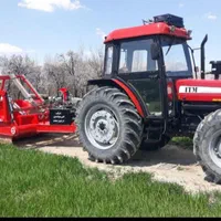 تسطیح زمین کشاورزی با تراکتور