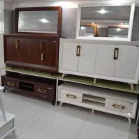 براق اینه کنسول پایه صدفی