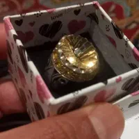 انگشتر جواهری سیترین لانه زنبوری عیار 925|جواهرات|شیراز, سایت اداری|دیوار