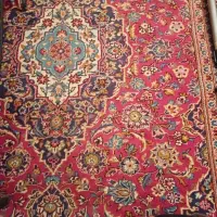 فرش دست باف دو عدد. ۱۲و۶ متری لاکی