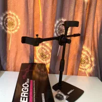 پایه موبایل دوتایی با چرخش ۳۶۰ درجه