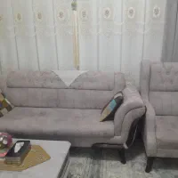 مبل ۷ نفره|مبلمان خانگی و میز عسلی|صحنه, |دیوار