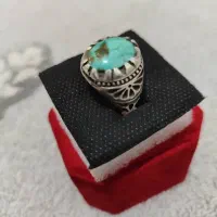 انگشتر نقره عقیق و فیروزه|جواهرات|شاهین‌شهر, خانه کارگر|دیوار