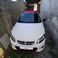 کوییک ۱۴۰۰ سفید قرمز/ بی رنگ / تمیز تمیز