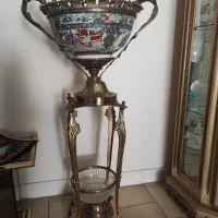 ظرف انتیک میوه خوری مرغی