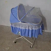 تخت نوزاد تمیز و سالم کم استفاده شده|تخت و سرویس خواب|پاکدشت, پاکدشت (مامازند)|دیوار