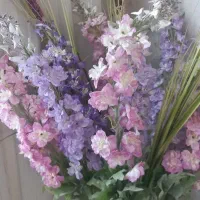 گلدان چینی همراه گل خارجی|گل مصنوعی|ملارد, |دیوار