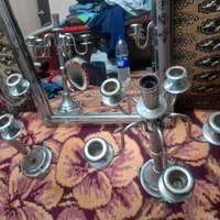 ایینه وشمدان نقره ای|بوفه، ویترین، کنسول|اصفهان, ملاصدرا|دیوار