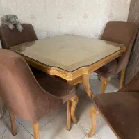 میز نهارخوری ۴ نفره آبنوس اصل|میز و صندلی غذاخوری|کرج, گلشهر|دیوار