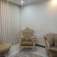 مبل 7 نفره با جلو مبلی عسلی