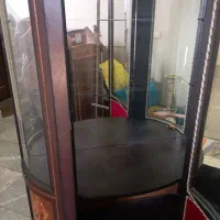 بوفه معرق و میز تلویزیون شیشه ای سالم|بوفه، ویترین، کنسول|پرند, فاز ۶|دیوار