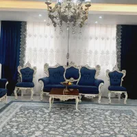 پرده پلیسه با والان مخمل ترک