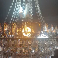 لوستر کریستال اصل جفت